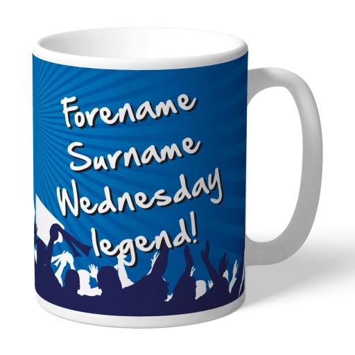 Personalised Sheffield Wednesday FC Legend Mug.