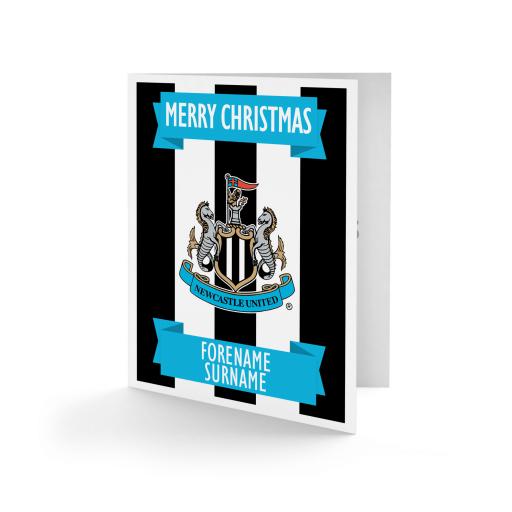 Newcastle United FC Crest Christmas Card
