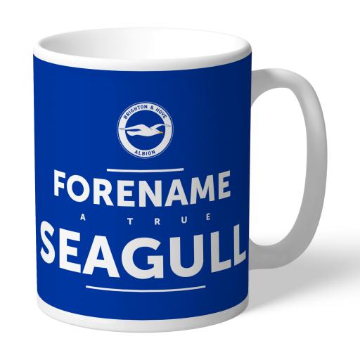 Personalised Brighton & Hove Albion FC True Mug.
