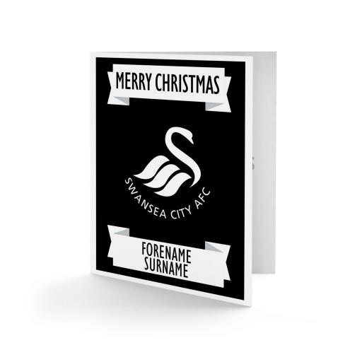 Swansea City AFC Crest Christmas Card