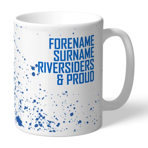 Personalised Blackburn Rovers FC Proud Mug.