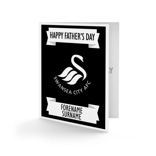 Swansea City AFC Crest Father's Day Card