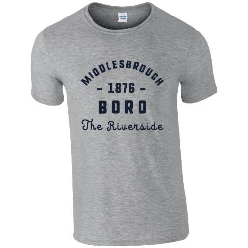 Personalised Middlesbrough FC Stadium Vintage T-Shirt.