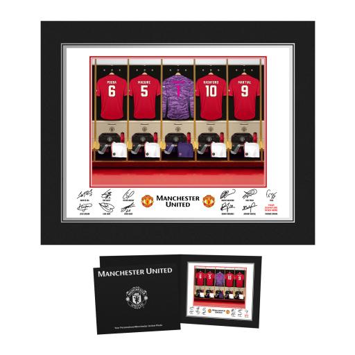 Personalised MUFC Goalkeeper Dressing Room Photo Folder.
