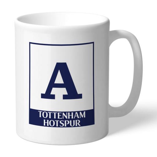 Personalised Tottenham Hotspur Monogram Mug.