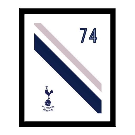 Personalised Tottenham Hotspur Stripe Print.