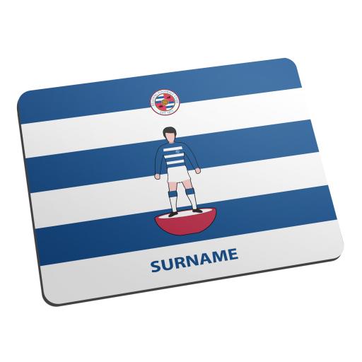 Personalised Reading FC Player Figure Mouse Mat.