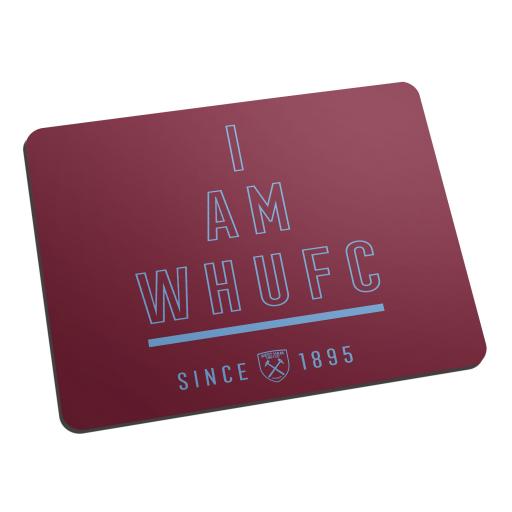 Personalised West Ham United FC I Am Mouse Mat.