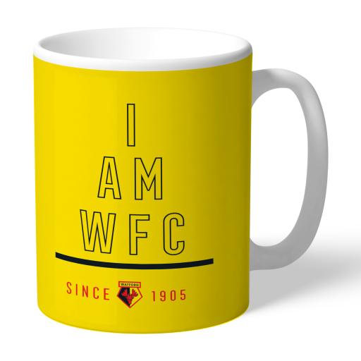 Personalised Watford FC I Am Mug.
