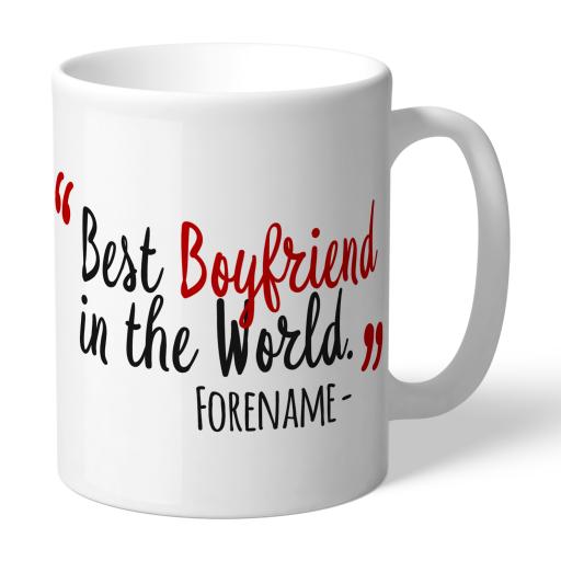 Personalised Brentford Best Boyfriend In The World Mug.