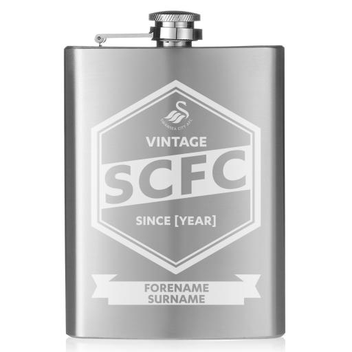 Swansea City AFC Vintage Hip Flask