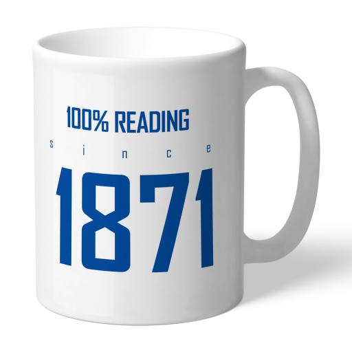 Personalised Reading FC 100 Percent Mug.