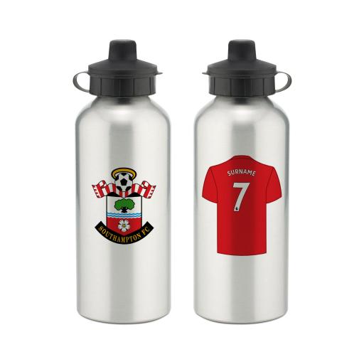 Personalised Southampton FC Aluminium Water Bottle.