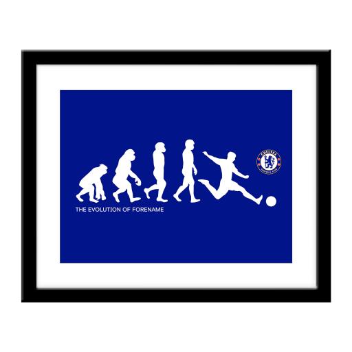 Personalised Chelsea FC Evolution Print.