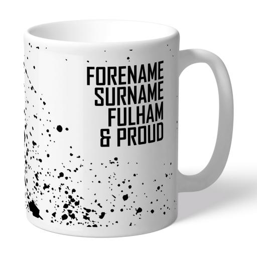 Personalised Fulham FC Proud Mug.