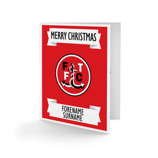 Fleetwood Town FC Crest Christmas Card