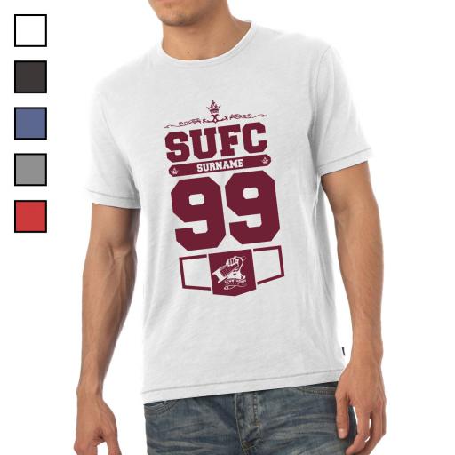 Personalised Scunthorpe United FC Mens Club T-Shirt.