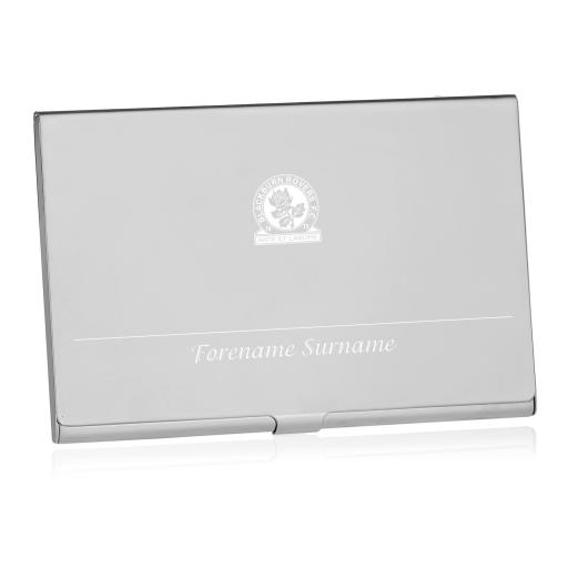 Personalised Blackburn Rovers FC Executive Business Card Holder.