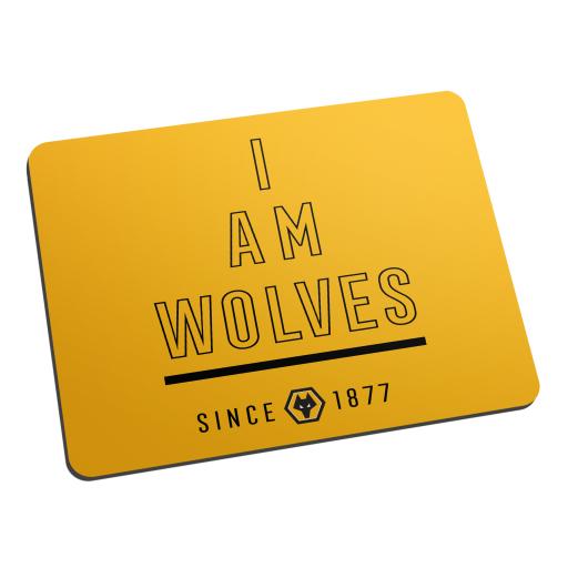 Personalised Wolverhampton Wanderers FC I Am Mouse Mat.
