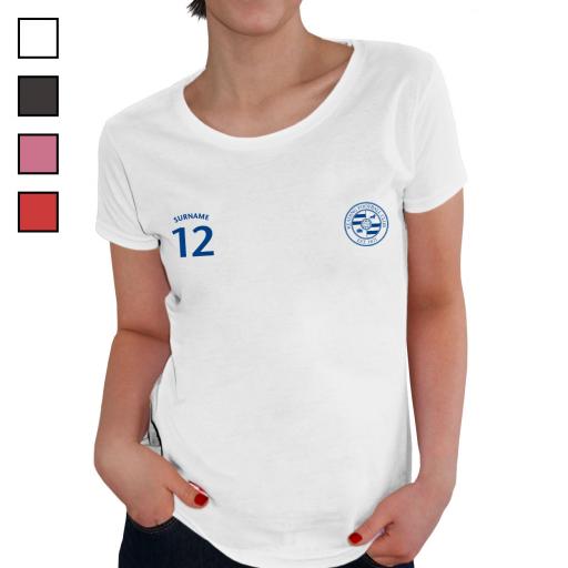 Personalised Reading FC Ladies Sports T-Shirt.