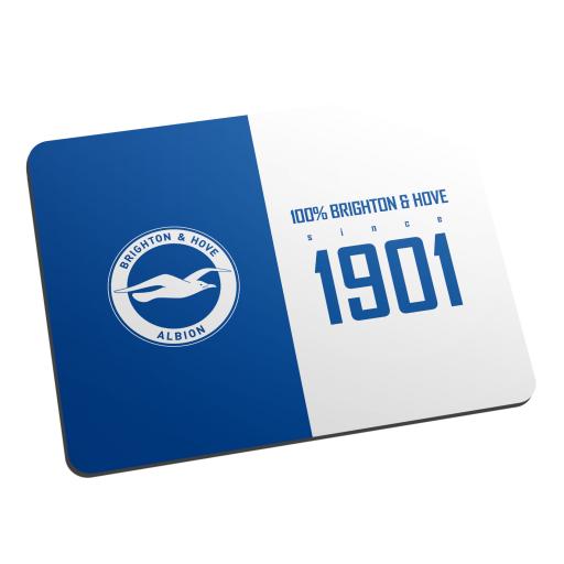 Personalised Brighton & Hove Albion FC 100 Percent Mouse Mat.