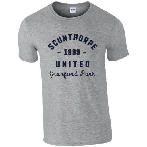 Personalised Scunthorpe United FC Stadium Vintage T-Shirt.