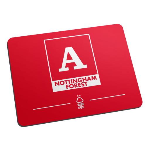 Personalised Nottingham Forest FC Monogram Mouse Mat.