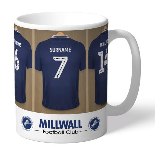 Personalised Millwall FC Dressing Room Mug.