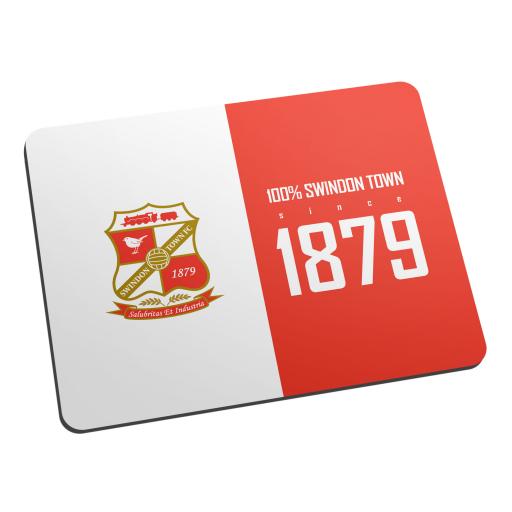 Personalised Swindon Town 100 Percent Mouse Mat.