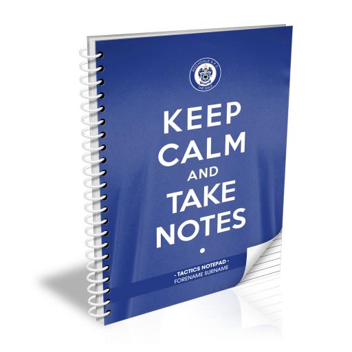 Personalised Rochdale AFC Keep Calm Notebook.