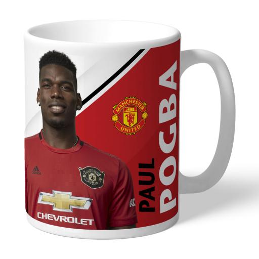 Personalised Manchester United FC Pogba Autograph Mug.
