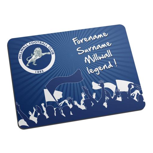 Personalised Millwall FC Legend Mouse Mat.