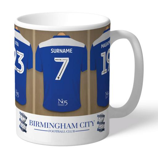 Personalised Birmingham City FC Dressing Room Mug.