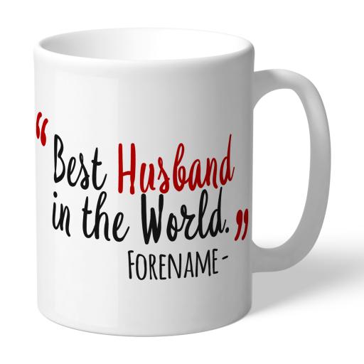 Personalised Brentford Best Husband In The World Mug.