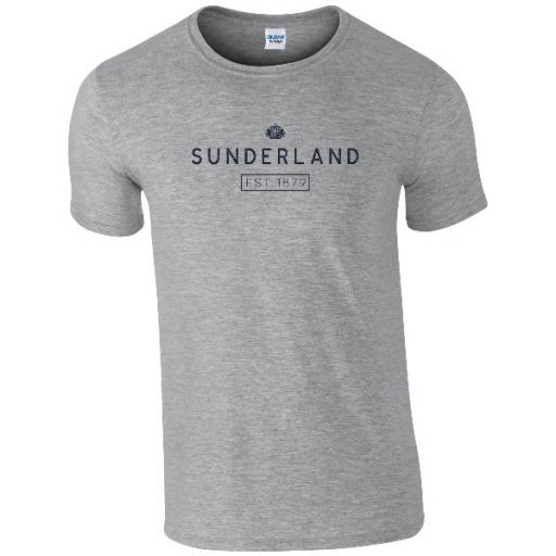 Personalised Sunderland AFC Minimal T-Shirt.