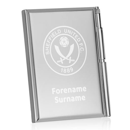 Personalised Sheffield United FC Crest Address Book.