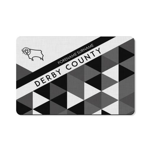 Derby County Patterned Floor Mat