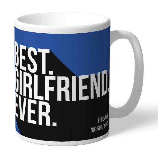 Personalised Sheffield Wednesday Best Girlfriend Ever Mug.