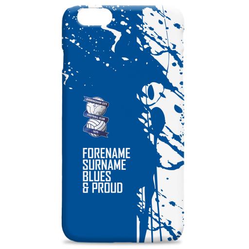 Personalised Birmingham City FC Proud Hard Back Phone Case.
