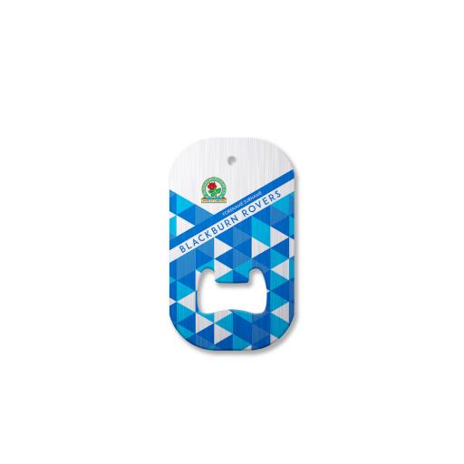 Personalised Blackburn Rovers FC Patterned Compact Bottle Opener.