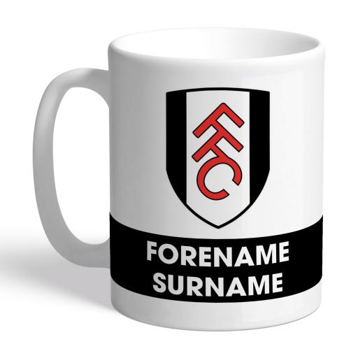 Personalised Fulham FC Eat Sleep Drink Mug.