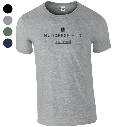 Personalised Huddersfield Town Minimal T-Shirt.
