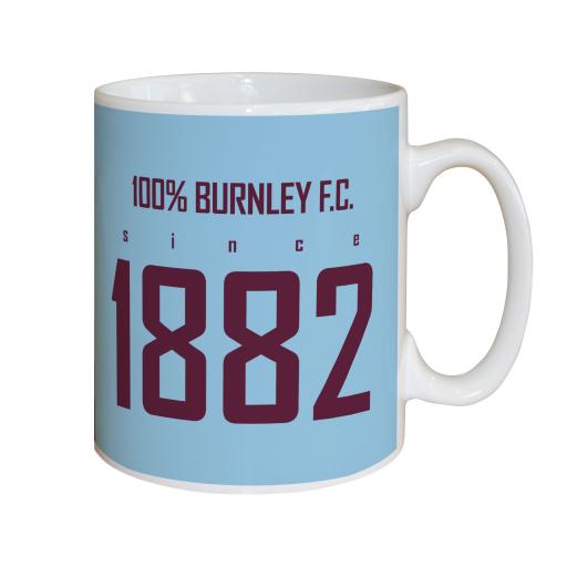 Personalised Burnley FC 100 Percent Mug.