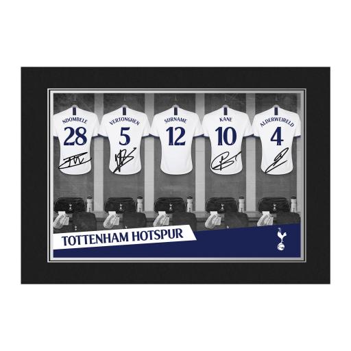 Personalised Tottenham Hotspur 9x6 Dressing Room Photo Folder.