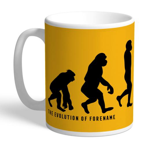 Personalised Wolverhampton Wanderers FC Evolution Mug.