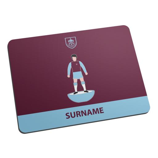 Personalised Burnley FC Player Figure Mouse Mat.