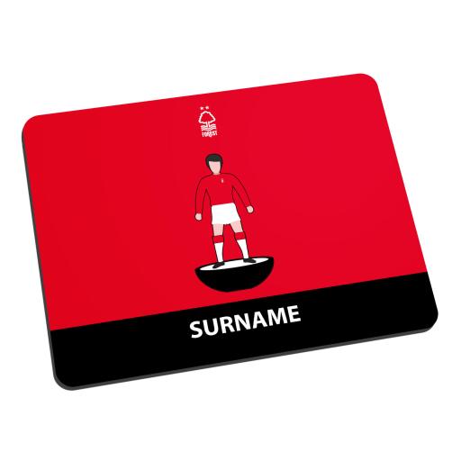 Personalised Nottingham Forest FC Player Figure Mouse Mat.