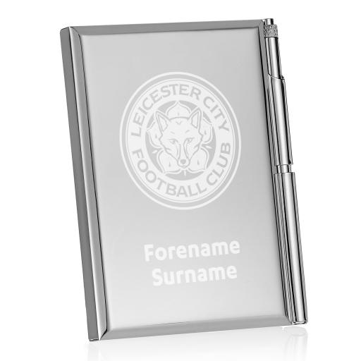 Personalised Leicester City FC Crest Address Book.