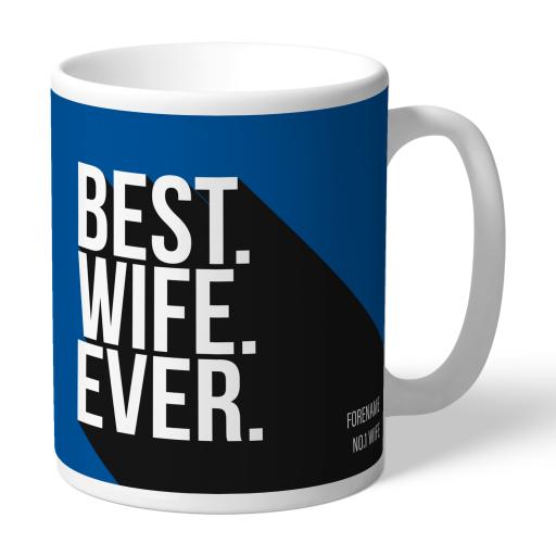 Personalised Birmingham City Best Wife Ever Mug.