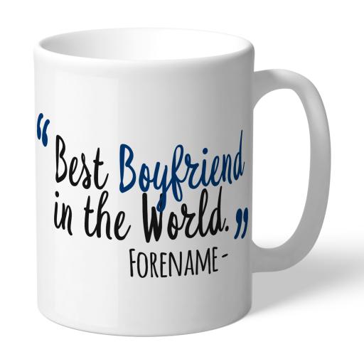 Personalised Bolton Wanderers Best Boyfriend In The World Mug.